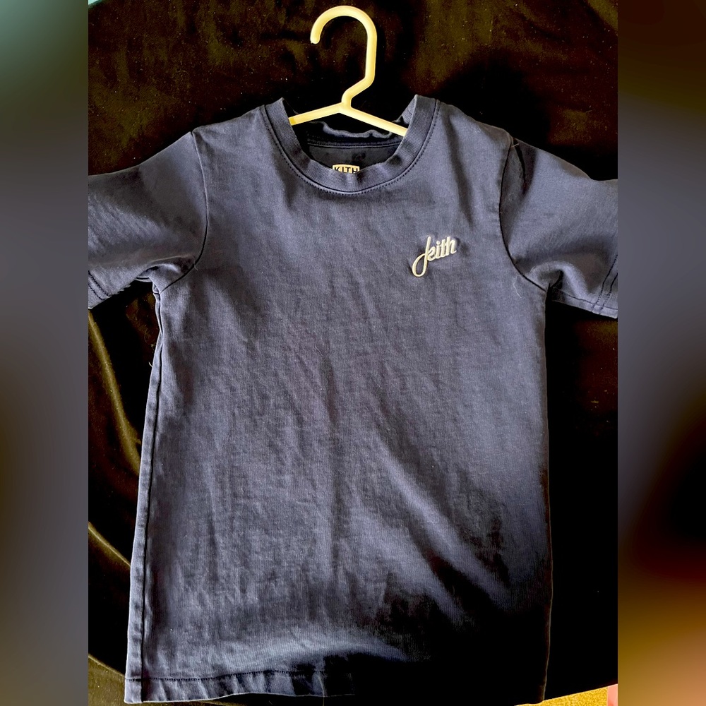 Navy blue kith shirt